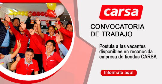 carsa peru, lima trabajos
