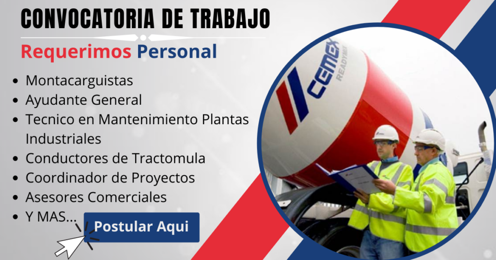 EMPLEOS EN CEMEX, CEMENTOS EN COLOMBIA, EMPLEOS COLOMBIA EN CEMEX, TABAJOS EN CEMEX, CEMEX TRABAJA CON NOSOTROS