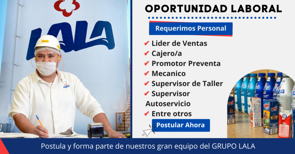empleos en mexico, empleos en lala, empleos guatemala, trabaja en grupo lala, convocatoria de grupo lala, TRABAJA CON NOSOTROS LALA