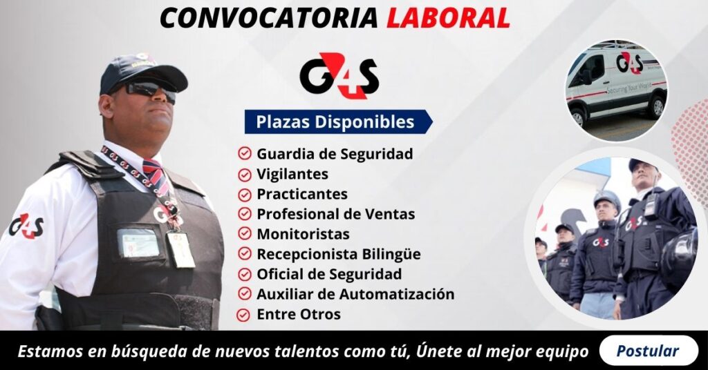 EMPLEOS EN SEGURIDAD, G4S AGENTES DE SEGURIDAD, EMPLEOS PARA AGENTES DE SEGURIDAD