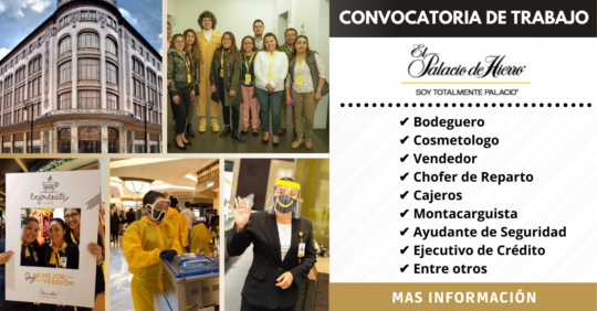 CONVOCATORIA EN PALACIO DE HIERRO, TRABAJA EN EL PALACIO DE HIERRO, EMPLEOS EN EL PALACIO DE HIERRO, TRABAJOS EN MEXICO, EMPLEOS EN EN MEXICO