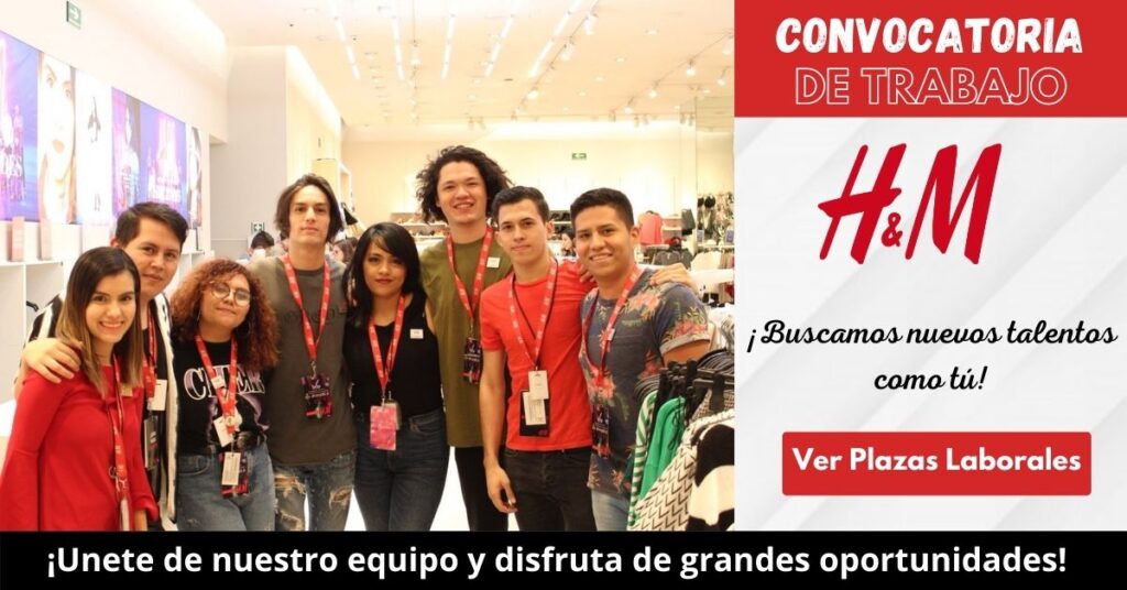 EMPLEOS EN H&M, TRABAJA EN H&M