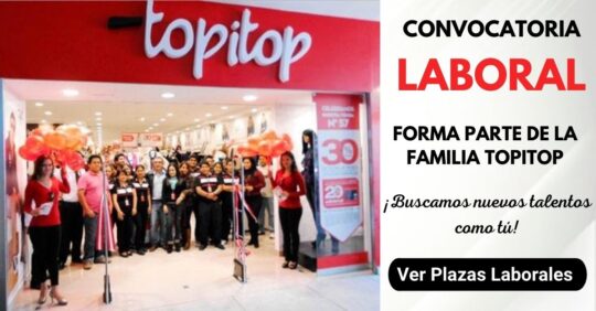 TOPITOP EMPLEOS, TRABAJA CON NOSTROS EN TOPITOP, TOPITOP CONVOCATORIAS