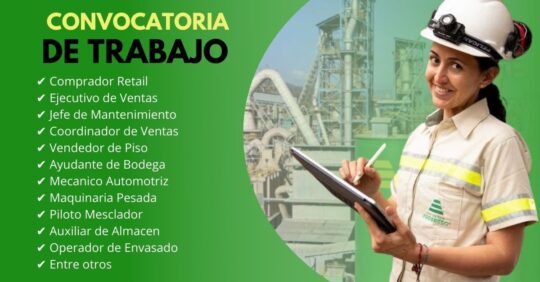 CEMENTOS PROGRESO - CONVOCATORIA LABORAL