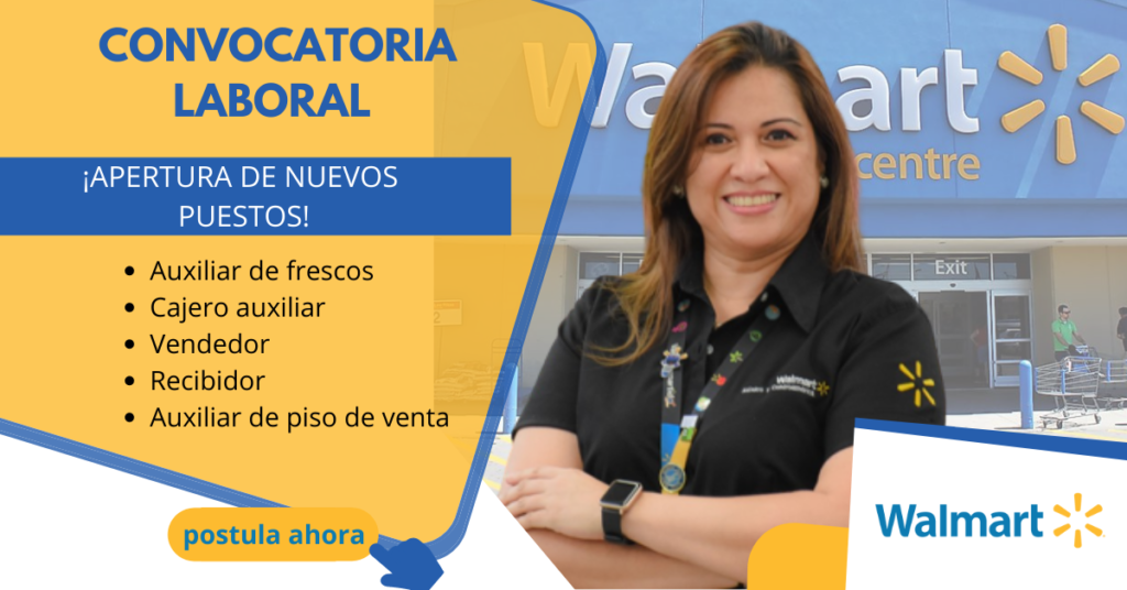 CONVOCATORIA DE WALMART