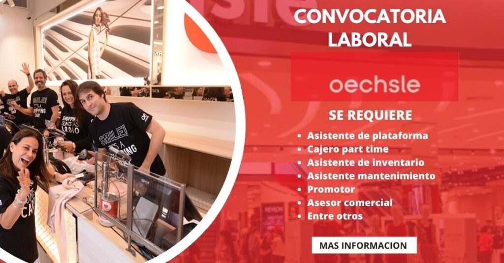 CONVOCATORIA OECHSLE