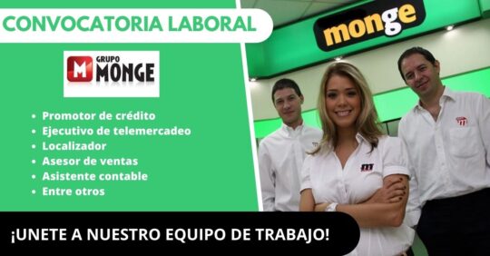 CONVOCATORIA GRUPO MONGE