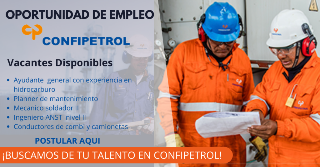 CONVOCATORIA EN CONFIPETROL