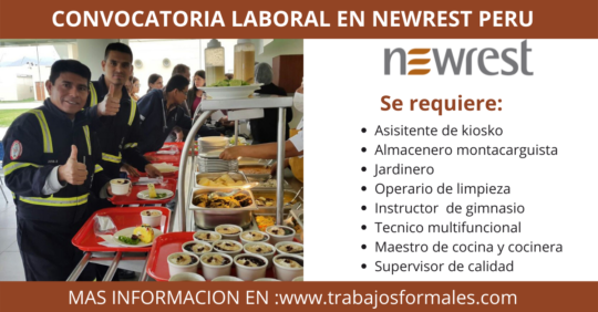 CONVOCATORIA DE NEWREST