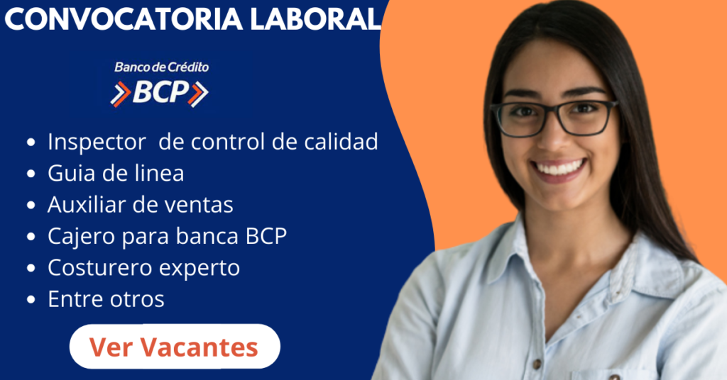 CONVOCATORIA EN BCP