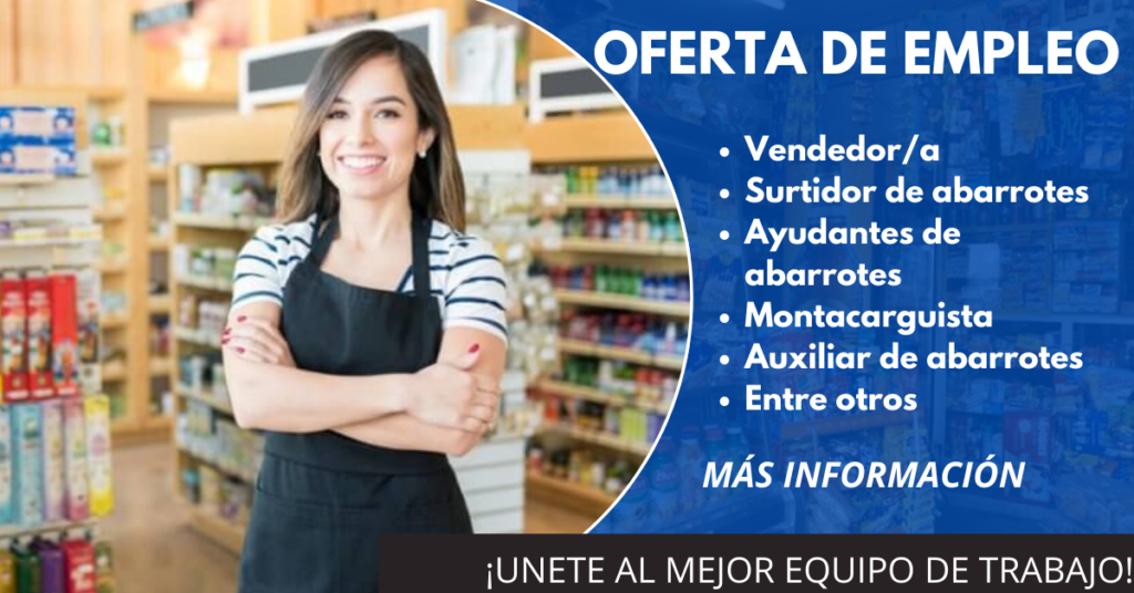 CONVOCATORIA EN TIENDAS DE ABARROTES
