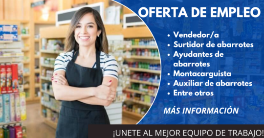 CONVOCATORIA EN TIENDAS DE ABARROTES