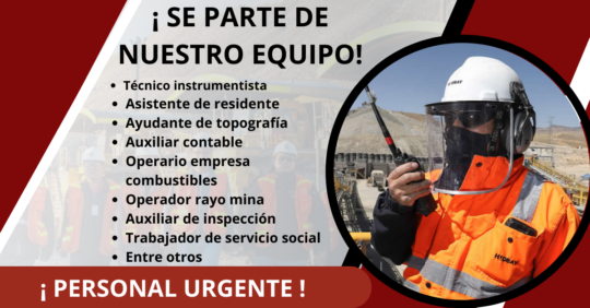 CONVOCATORIA DE EMPRESAS MINERAS