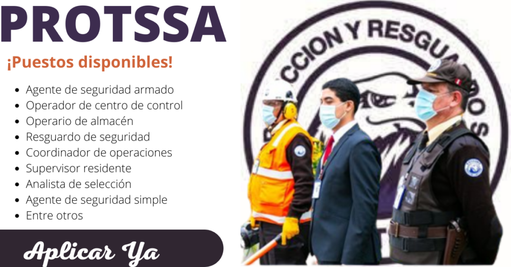 CONVOCATORIA DE TRABAJO PROTSSA