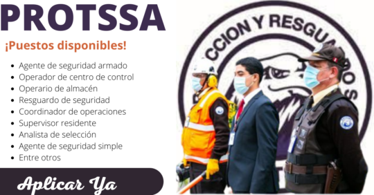 CONVOCATORIA DE TRABAJO PROTSSA
