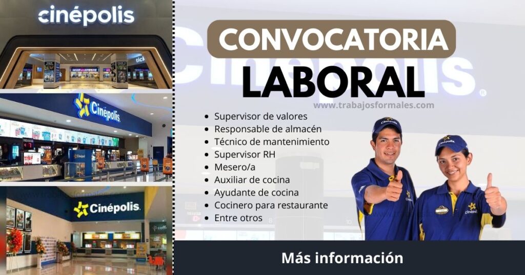 Trabaja en cinepolis, oferta laboral en cinepolis, trabaja con cinepolis, trabajos en cinepolis, cinepolis trabajo, cinepolis part-time, trabajar en cinepolis