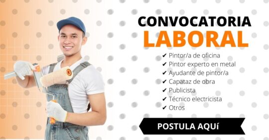 trabajos para pintores, empleos de pintores, convocatoria laboral para pintores