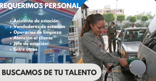 convocatoria laboral en gasolineras