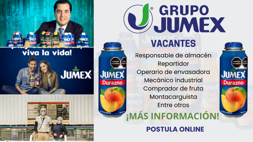 CONVOCATORIA DE TRABAJO EN JUMEX